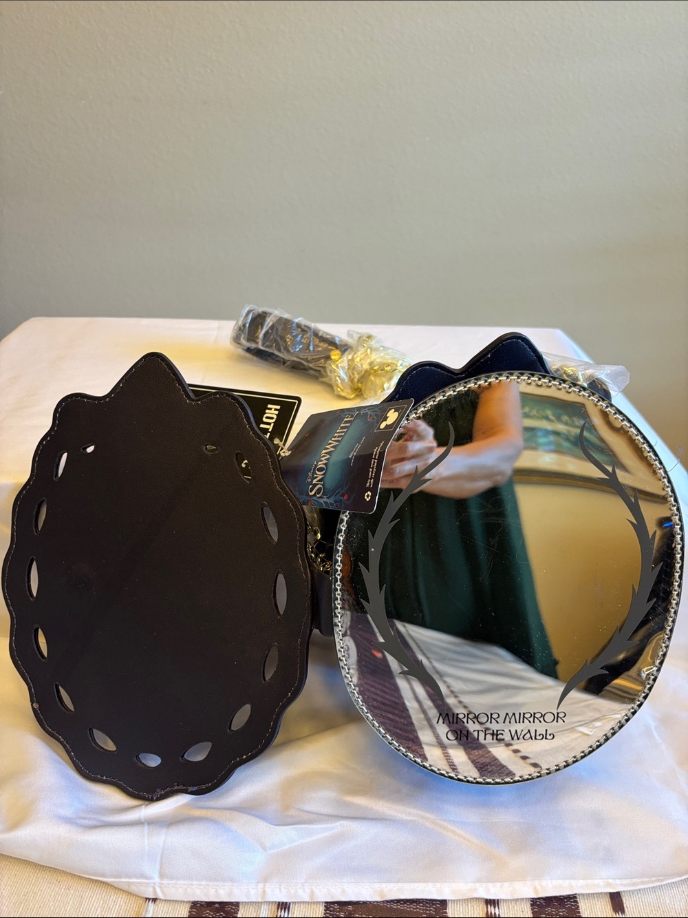 Disney Evil Queen Navy, Black and Gold Decorative Crossbody - Picture 6 of 16